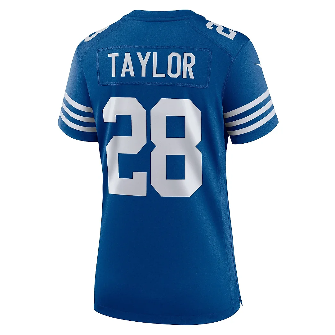 Zennovawear Women's Indianapolis Colts Jonathan Taylor Royal Alternate Game Jersey