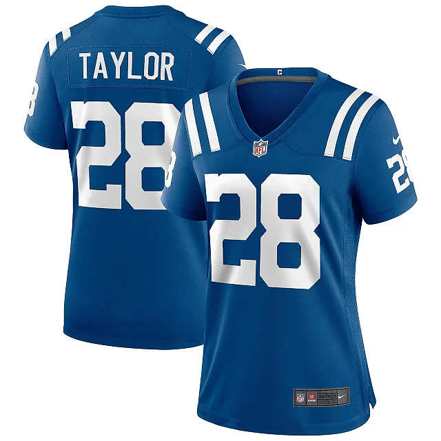 Zennovawear Women's Indianapolis Colts Jonathan Taylor Royal Game Jersey