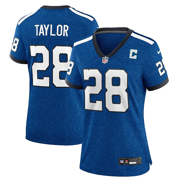 Zennovawear Women's Indianapolis Colts Jonathan Taylor Royal Player Jersey
