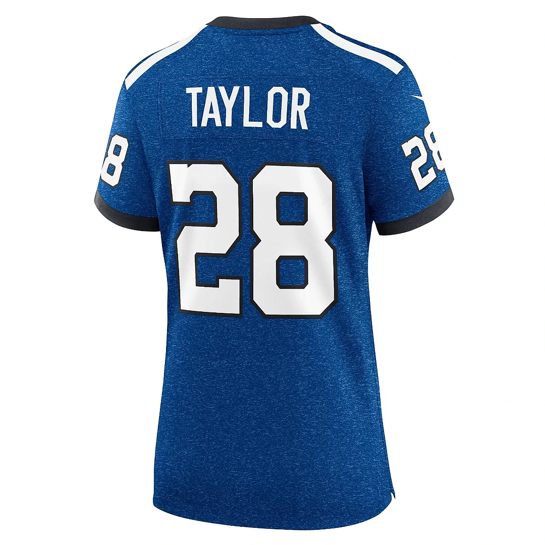 Zennovawear Women's Indianapolis Colts Jonathan Taylor Royal Player Jersey