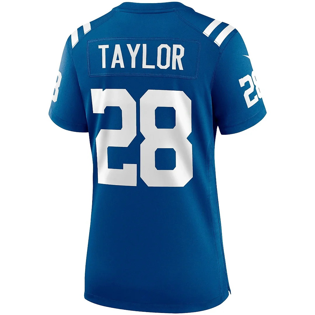 Zennovawear Women's Indianapolis Colts Jonathan Taylor Royal Player Game Jersey