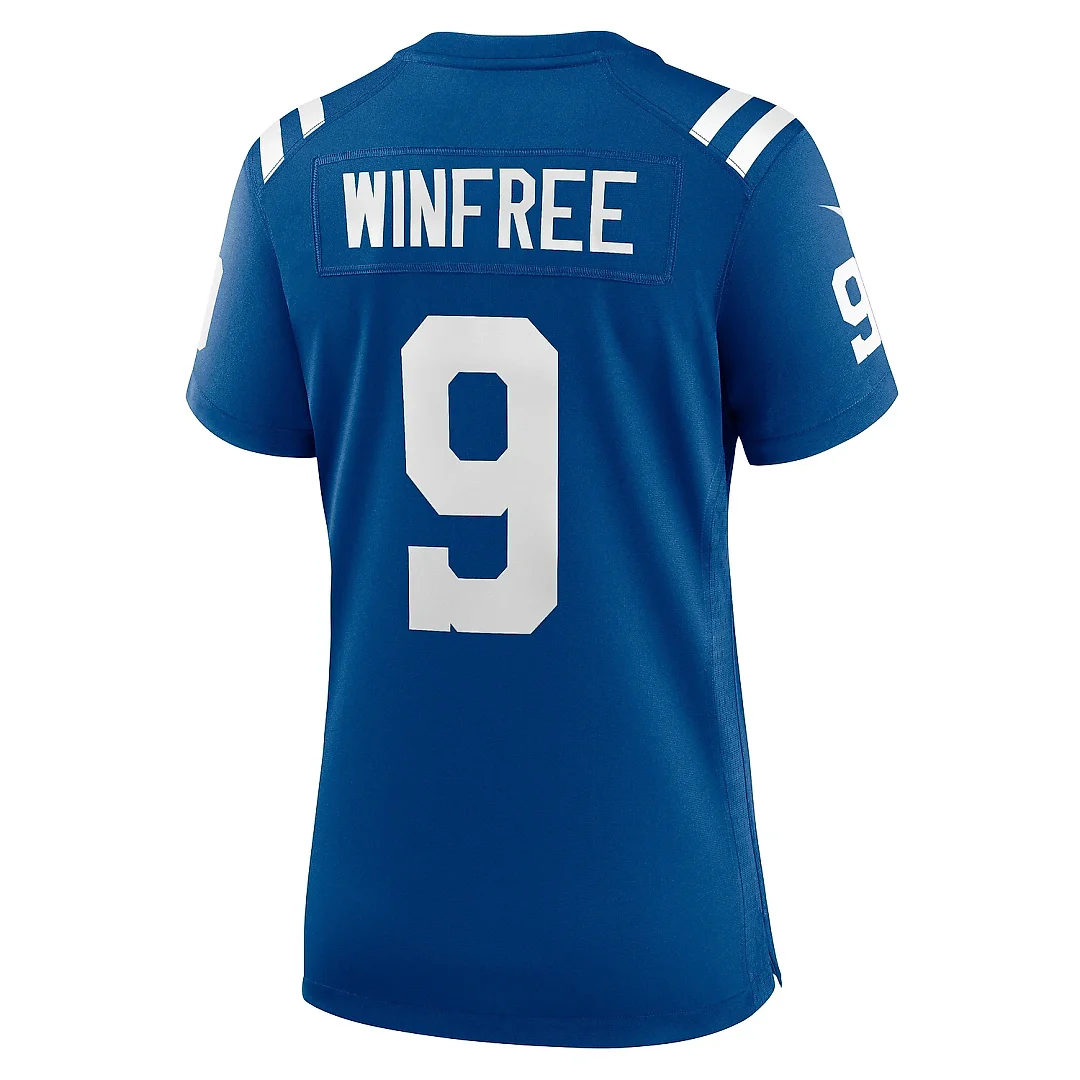 Zennovawear Women's Indianapolis Colts Juwann Winfree Royal Team Game Jersey