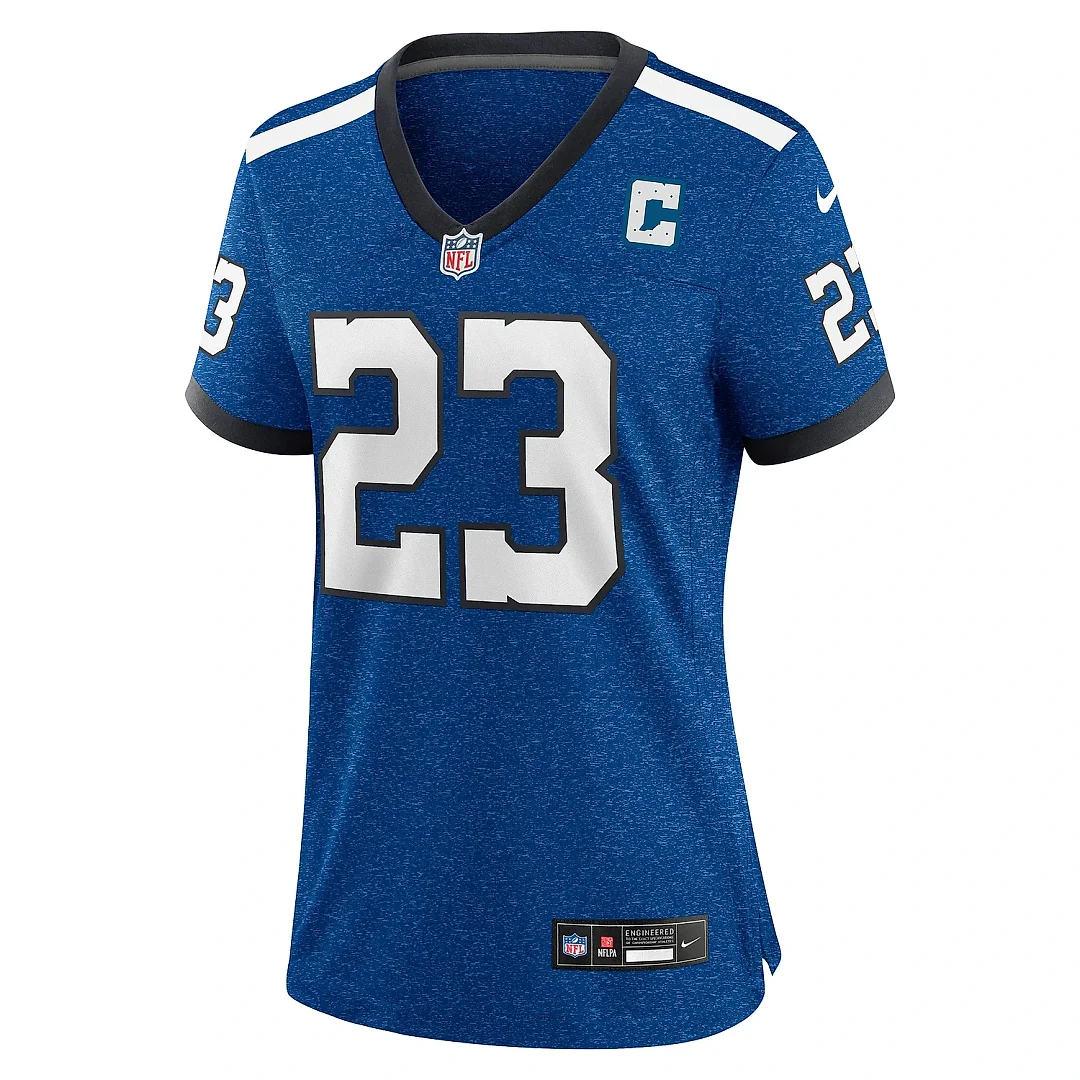Zennovawear Women's Indianapolis Colts Kenny Moore II Royal Indiana Nights Alternate Game Jersey
