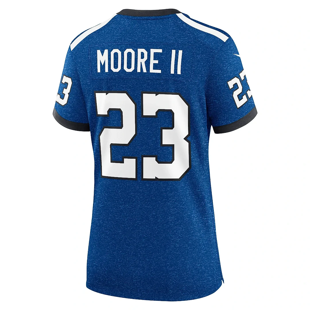 Zennovawear Women's Indianapolis Colts Kenny Moore II Royal Indiana Nights Alternate Game Jersey
