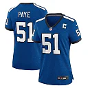 Zennovawear Women's Indianapolis Colts Kwity Paye Royal Indiana Nights Alternate Game Jersey