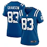 Zennovawear Women's Indianapolis Colts Kylen Granson Royal Game Jersey