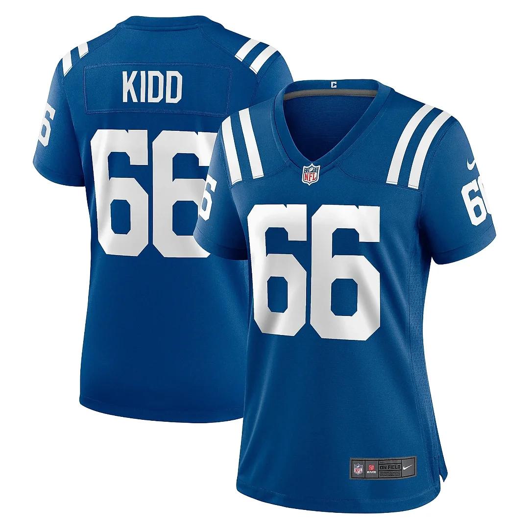 Zennovawear Women's Indianapolis Colts Lewis Kidd Royal Game Jersey