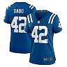 Zennovawear Women's Indianapolis Colts Marcel Dabo Royal Game Player Jersey