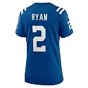 Zennovawear Women's Indianapolis Colts Matt Ryan Royal Player Jersey