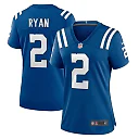 Zennovawear Women's Indianapolis Colts Matt Ryan Royal Player Jersey