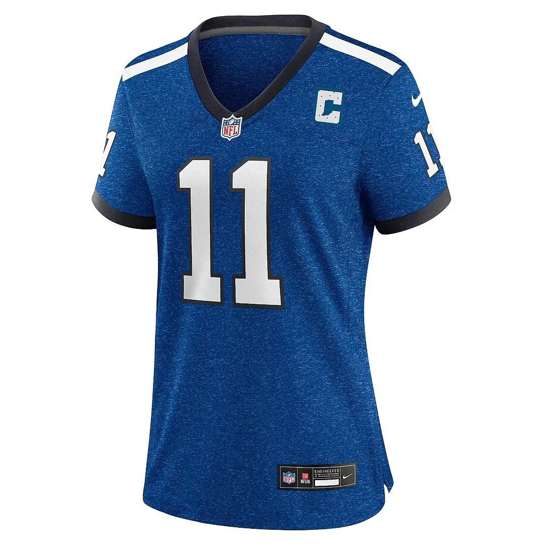 Zennovawear Women's Indianapolis Colts Michael Pittman Jr. Blue Player Jersey