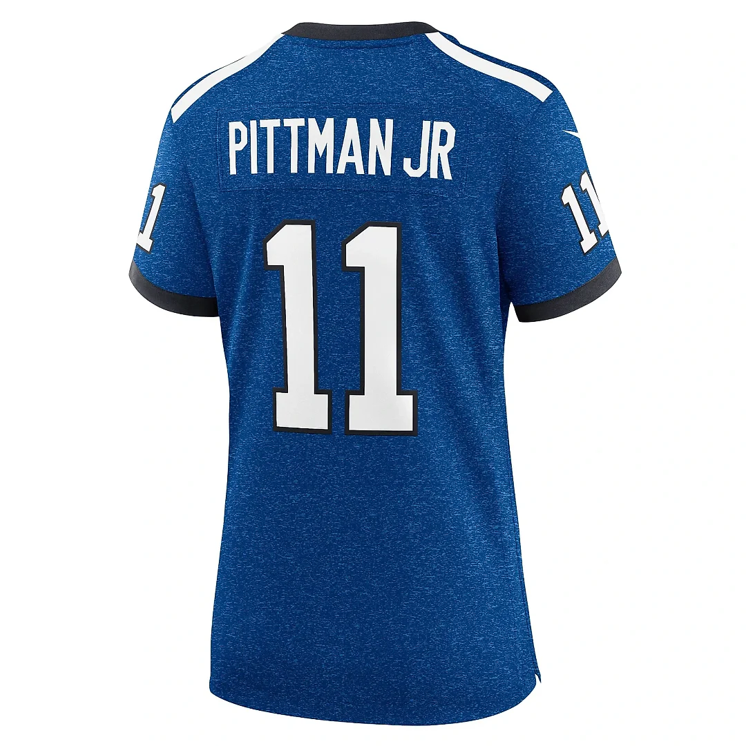 Zennovawear Women's Indianapolis Colts Michael Pittman Jr. Blue Player Jersey