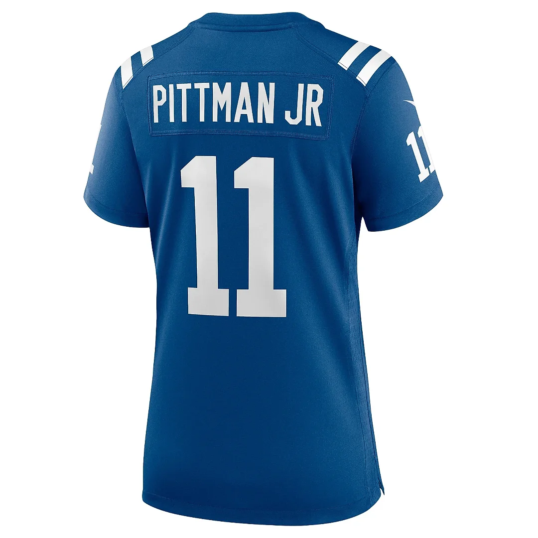 Zennovawear Women's Indianapolis Colts Michael Pittman Jr. Royal Game Player Jersey