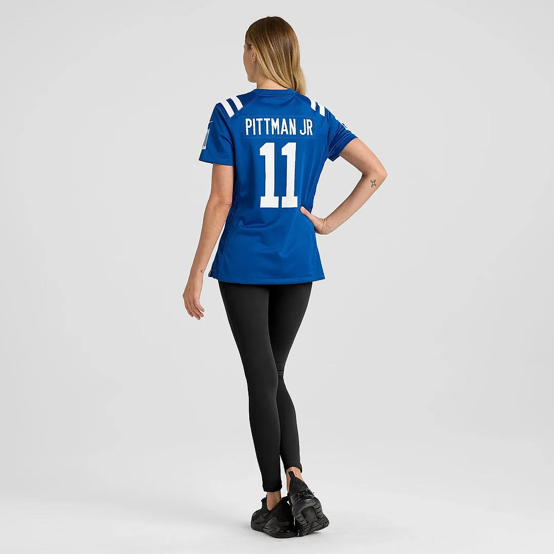 Zennovawear Women's Indianapolis Colts Michael Pittman Jr. Royal Game Player Jersey