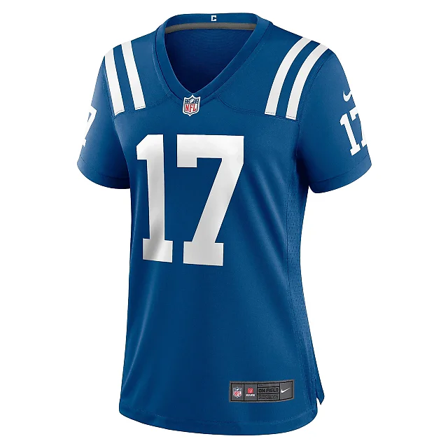 Zennovawear Women's Indianapolis Colts Mike Strachan Royal Game Jersey