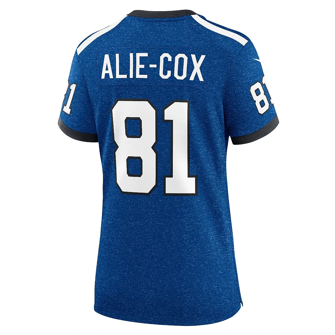 Zennovawear Women's Indianapolis Colts Mo Alie Cox Royal Indiana Nights Alternate Game Jersey