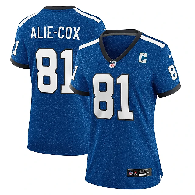 Zennovawear Women's Indianapolis Colts Mo Alie Cox Royal Indiana Nights Alternate Game Jersey