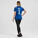 Zennovawear Women's Indianapolis Colts Number 1 Bride Royal Game Jersey