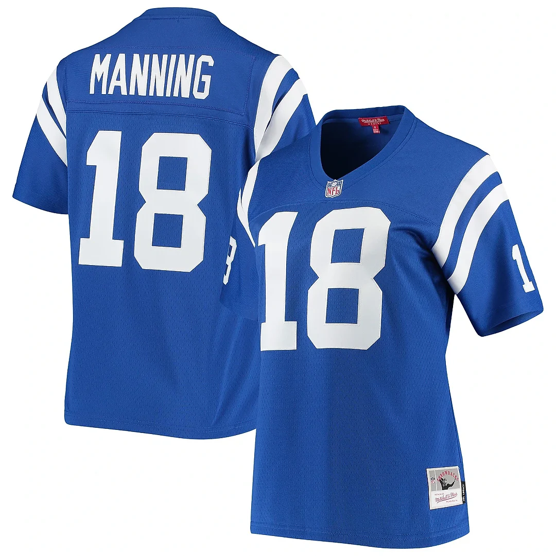 Zennovawear Women's Indianapolis Colts Peyton Manning Mitchell & Ness Royal 1998 Legacy Jersey