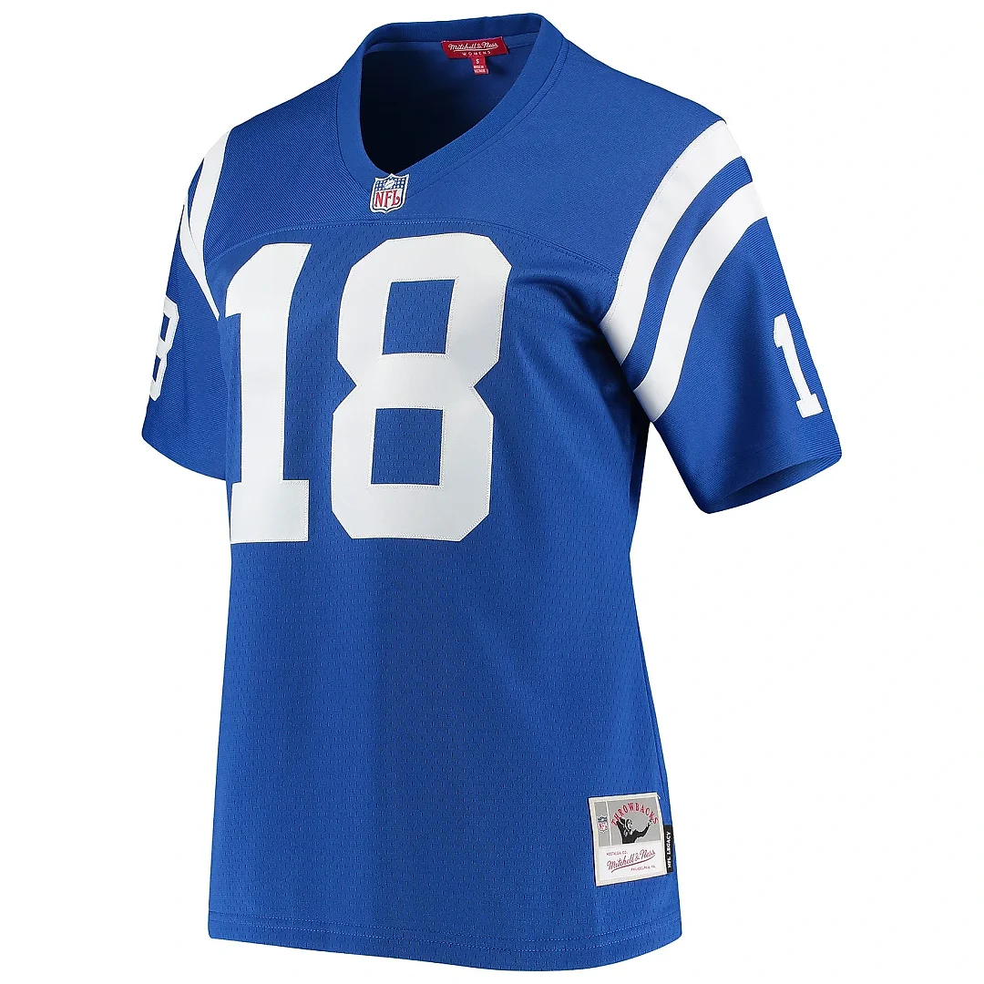 Zennovawear Women's Indianapolis Colts Peyton Manning Mitchell & Ness Royal 1998 Legacy Jersey