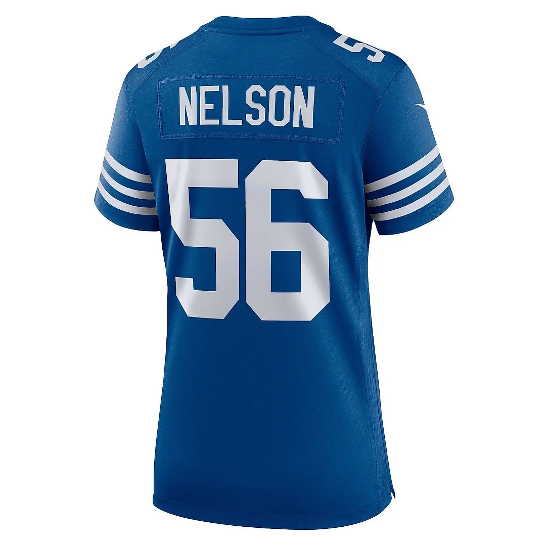 Zennovawear Women's Indianapolis Colts Quenton Nelson Royal Alternate Game Jersey