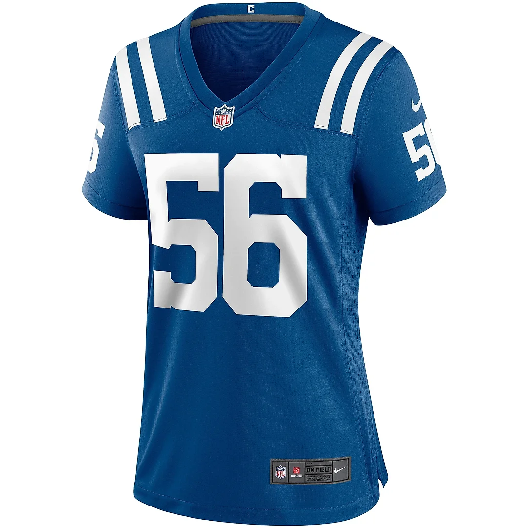 Zennovawear Women's Indianapolis Colts Quenton Nelson Royal Player Game Jersey