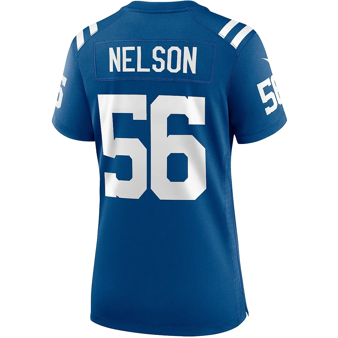 Zennovawear Women's Indianapolis Colts Quenton Nelson Royal Player Game Jersey