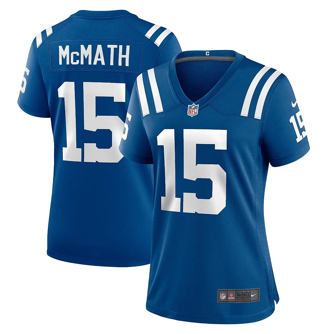 Zennovawear Women's Indianapolis Colts Racey McMath Royal Team Game Jersey