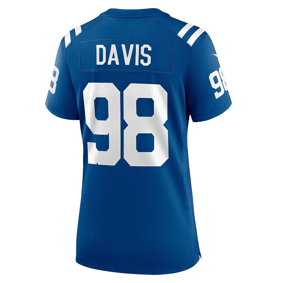 Zennovawear Women's Indianapolis Colts Raekwon Davis Royal Game Jersey