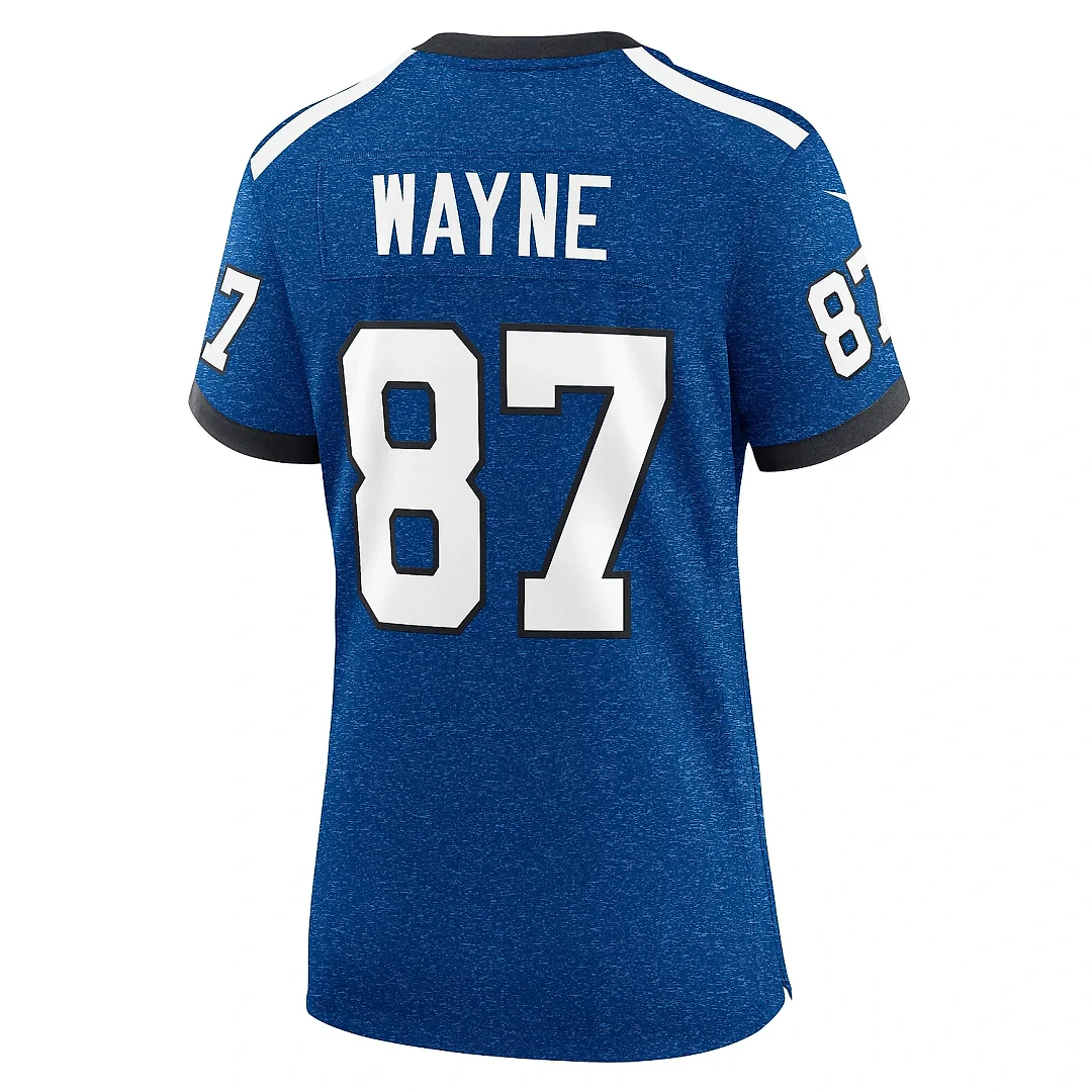 Zennovawear Women's Indianapolis Colts Reggie Wayne Royal Indiana Nights Alternate Game Jersey