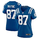 Zennovawear Women's Indianapolis Colts Reggie Wayne Royal Retired Player Game Jersey