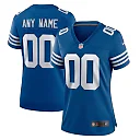 Zennovawear Women's Indianapolis Colts Royal Alternate Custom Jersey