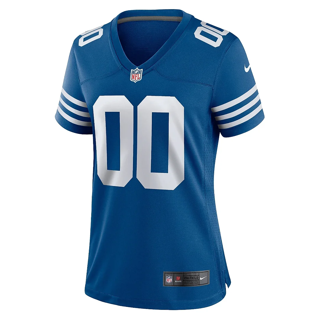 Zennovawear Women's Indianapolis Colts Royal Alternate Custom Jersey