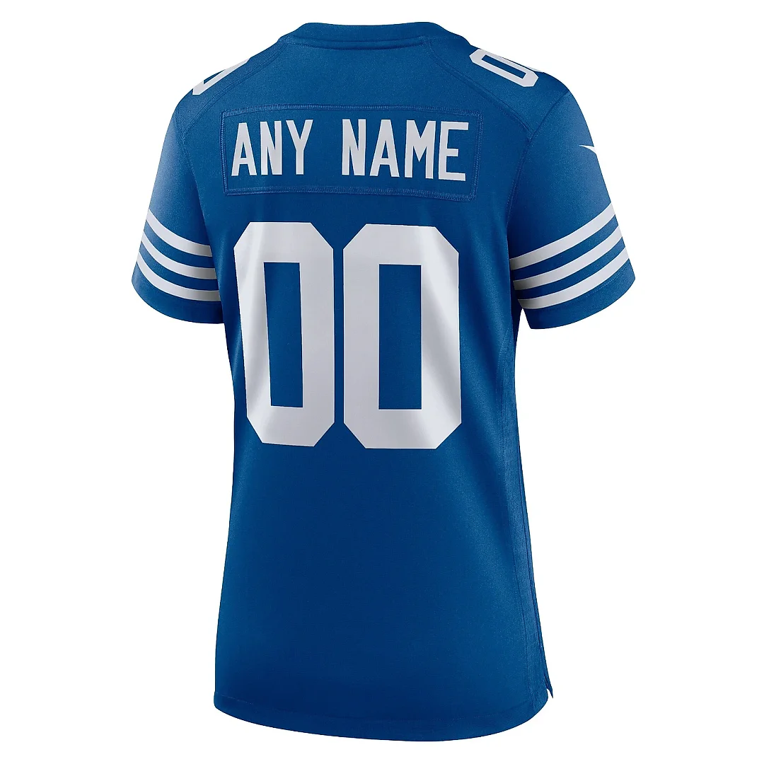 Zennovawear Women's Indianapolis Colts Royal Alternate Custom Jersey