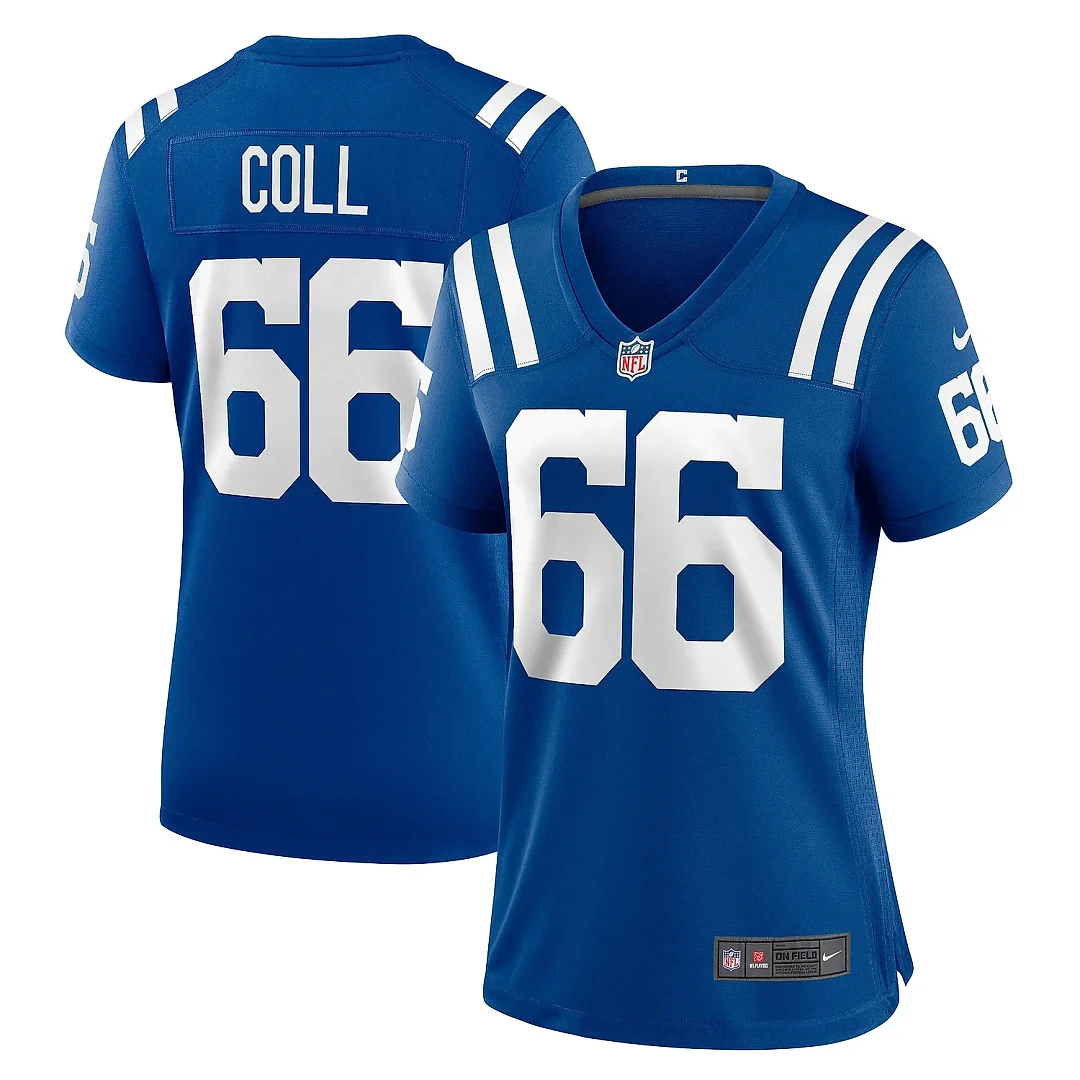 Zennovawear Women's Indianapolis Colts Ryan Coll Royal Game Jersey