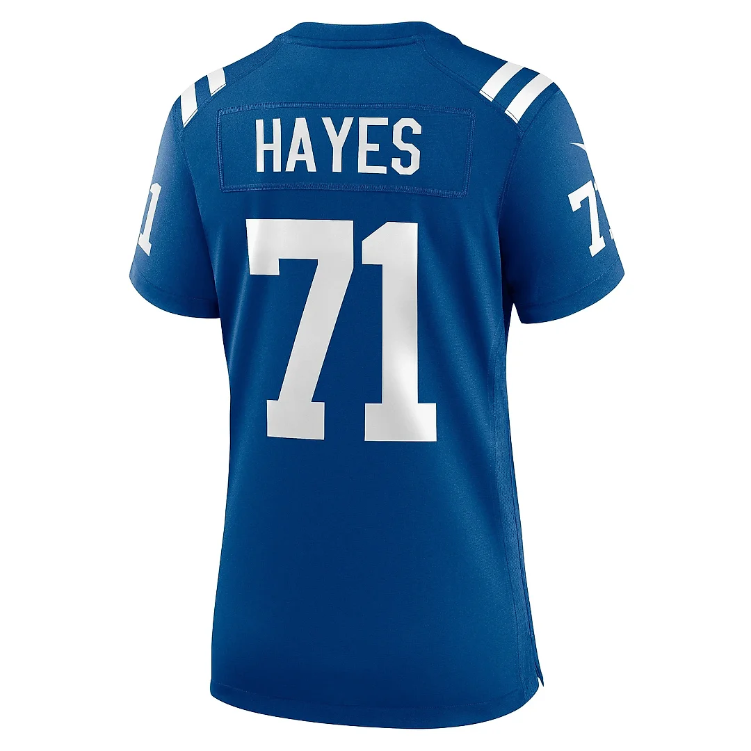 Zennovawear Women's Indianapolis Colts Ryan Hayes Royal Team Game Jersey