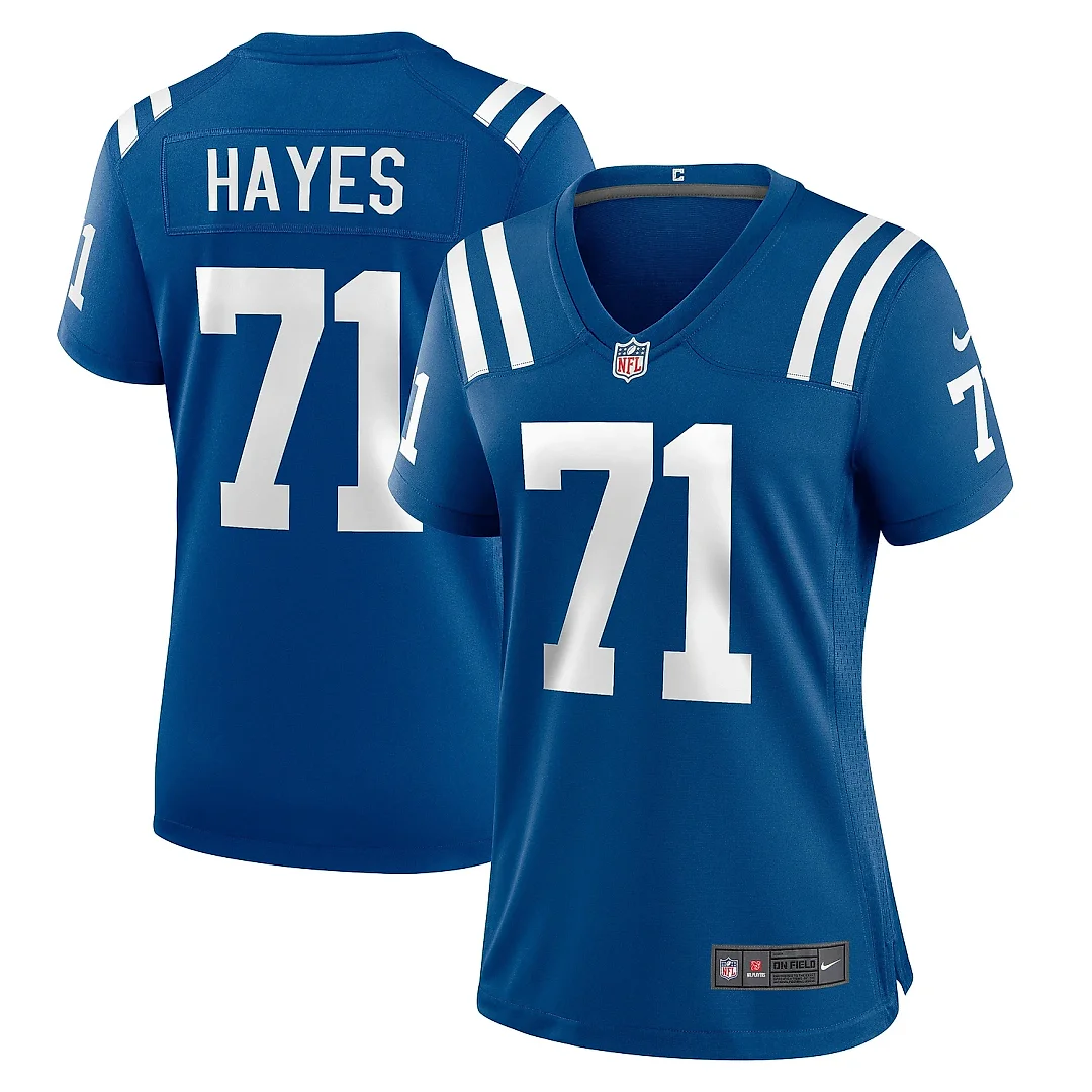 Zennovawear Women's Indianapolis Colts Ryan Hayes Royal Team Game Jersey