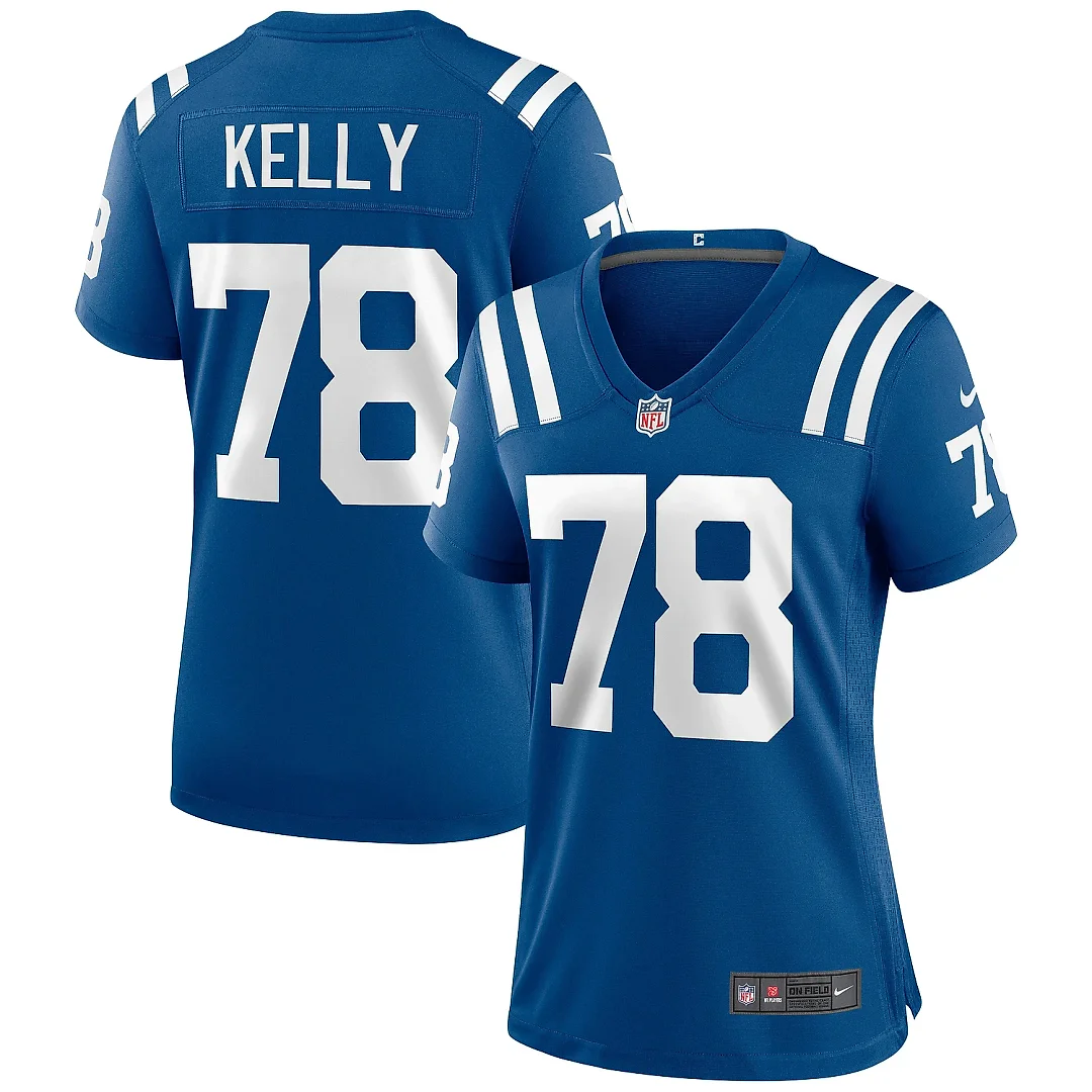 Zennovawear Women's Indianapolis Colts Ryan Kelly Royal Game Jersey