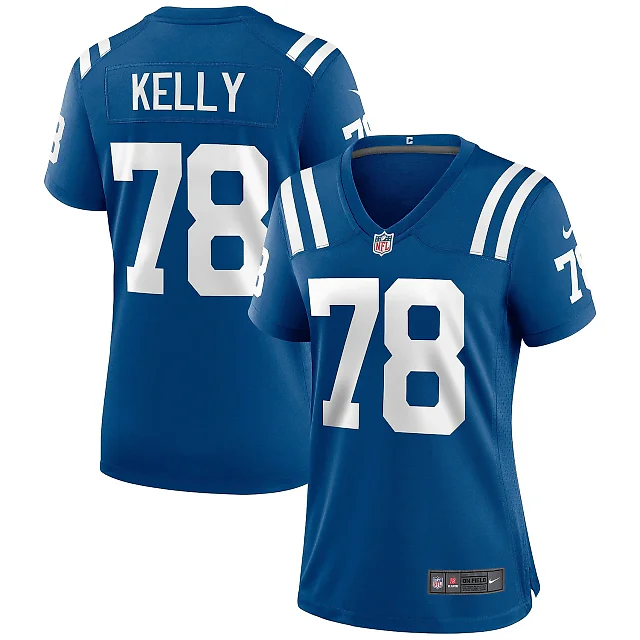Zennovawear Women's Indianapolis Colts Ryan Kelly Royal Game Jersey