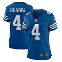 Zennovawear Women's Indianapolis Colts Sam Ehlinger Blue Game Player Jersey