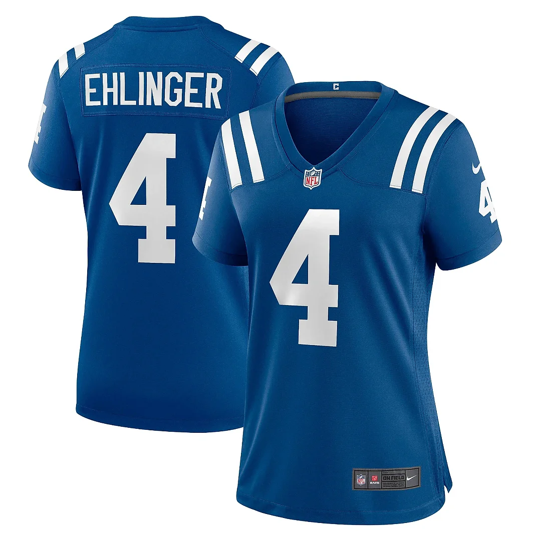Zennovawear Women's Indianapolis Colts Sam Ehlinger Royal Game Jersey