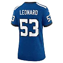 Zennovawear Women's Indianapolis Colts Shaquille Leonard Blue Player Jersey