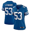 Zennovawear Women's Indianapolis Colts Shaquille Leonard Royal Alternate Game Jersey
