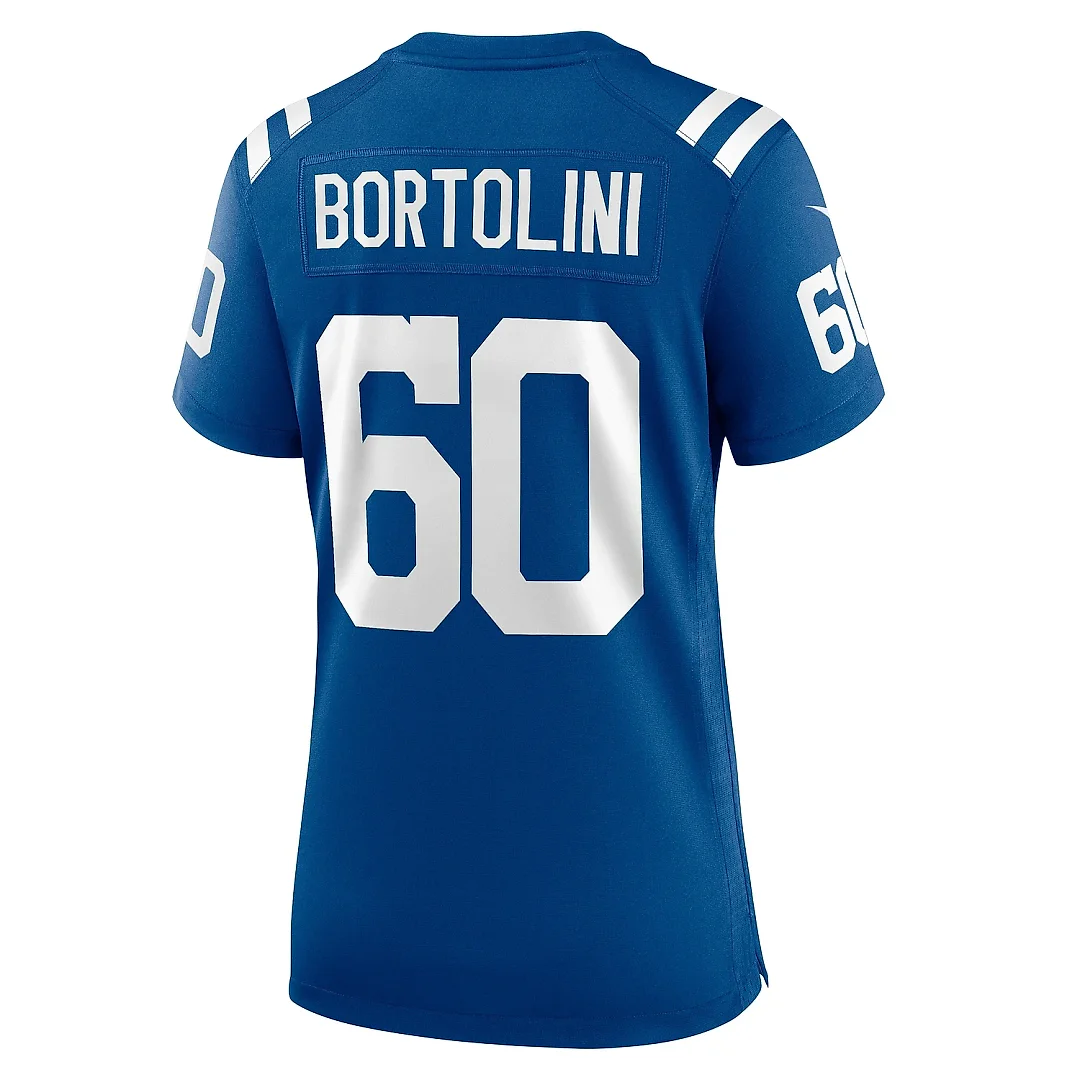 Zennovawear Women's Indianapolis Colts Tanor Bortolini Royal Game Jersey