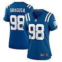 Zennovawear Women's Indianapolis Colts Tony Siragusa Royal Game Retired Player Jersey