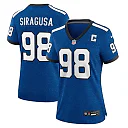 Zennovawear Women's Indianapolis Colts Tony Siragusa Royal Indiana Nights Alternate Game Jersey