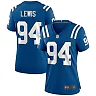 Zennovawear Women's Indianapolis Colts Tyquan Lewis Royal Game Jersey
