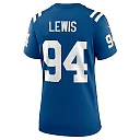 Zennovawear Women's Indianapolis Colts Tyquan Lewis Royal Game Jersey
