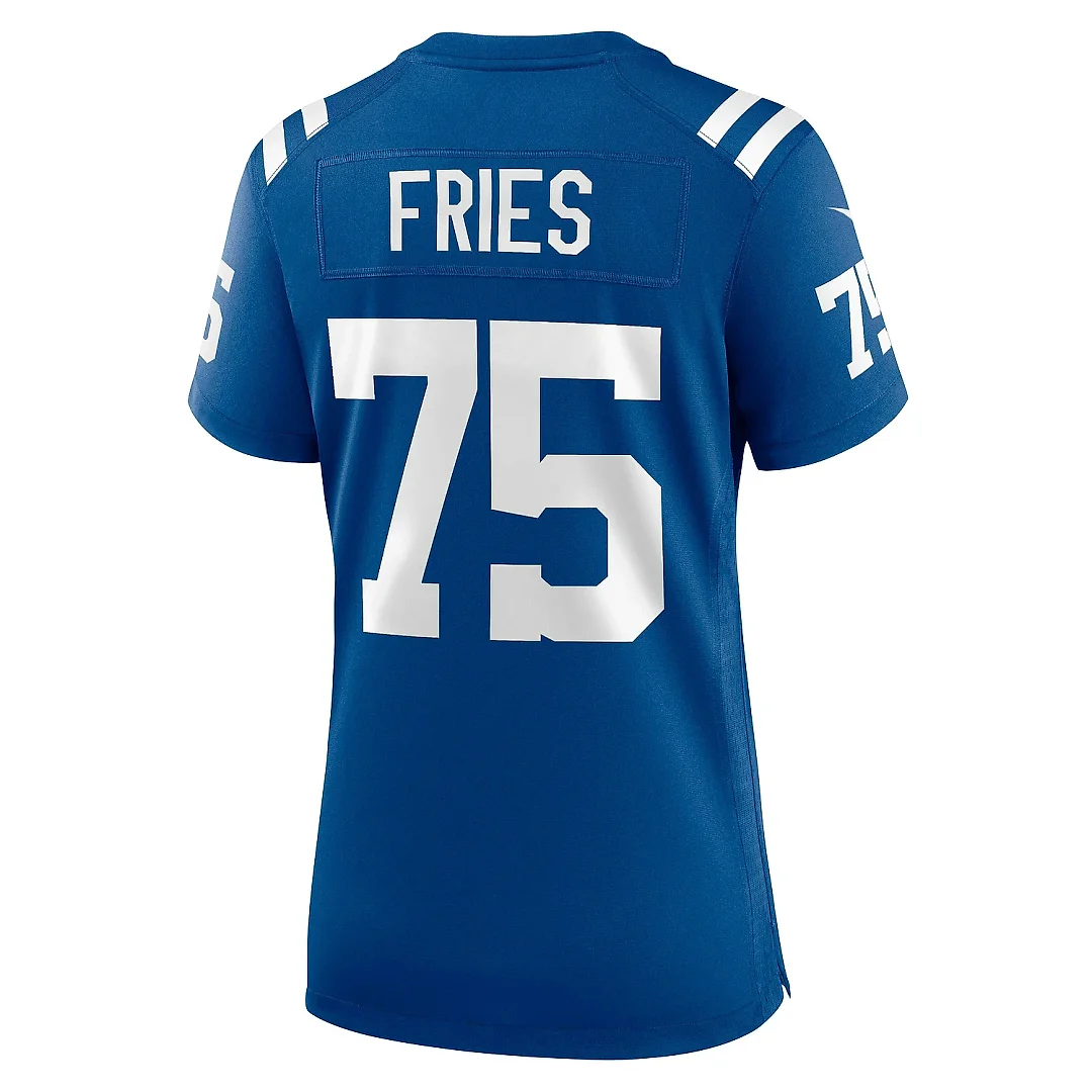 Zennovawear Women's Indianapolis Colts Will Fries Royal Game Jersey
