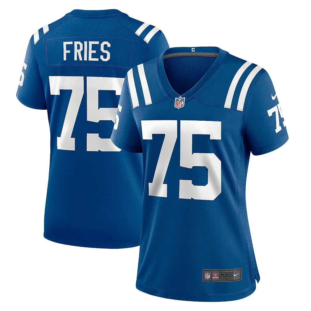 Zennovawear Women's Indianapolis Colts Will Fries Royal Game Jersey